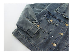 WZH191124-10 طقم جينز قطعتين (جكيت + بنطلون )