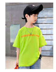 FU14042024-52 طقم ولادي صيفي قطعتين ( بلوزة + بنطلون)