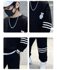 WZ261124-11 ترينج شتوي مبطن فرو تقيل قطعتين ( بلوزة + بنطلون)