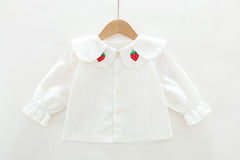 AO0508-215 طقم بناتي 3 قطع ( قميص + جكيت + بنطلون جينز )