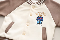 RM0608-15 طقم ولادي 3 قطع ( بلوزة + جكيت + بنطلون جينز )