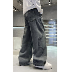 WZH301124-43 بنطلون جينز ولادي