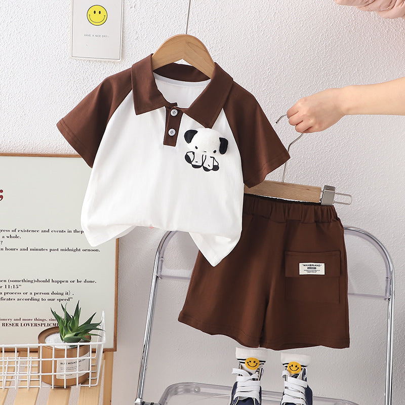 SSX220824-97 طقم صيفي قطعتين ( بلوزة + بنطلون)