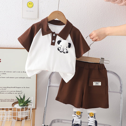 SSX220824-97 طقم صيفي قطعتين ( بلوزة + بنطلون)