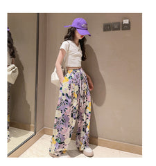 RM150424-12 طقم صيفي بناتي قطعتين ( بلوزة + بنطلون )