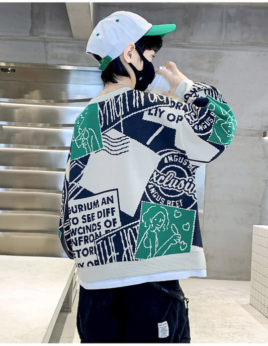 WZH301124-29 هودي ولادي قطن دافي ربيعي خريفي