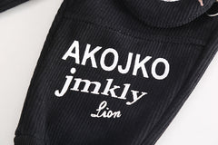 SSX220824-20 طقم شتوي مبطن جواه فرو تقيل قطعتين ( بلوزة + بنطلون)