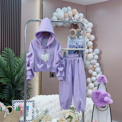 WZH191124-6 طقم قطعتن ( بلوزة + بنطلون)