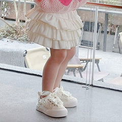 WDY260924-15 حذاء بناتي مورد فخم قالب مريح وطبي للمناسبات والاعياد