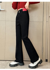 WZH191124-24 بنطلون خامة تقيلة خريفي شتوي