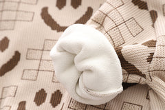 SSX220824-60 طقم ولادي شتوي تقيل مبطن فرو بالكامل قطعتين ( بلوزة + بنطلون)