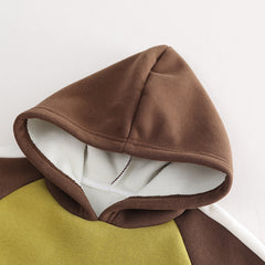 SSX220824-57 طقم ولادي شتوي تقيل مبطن فرو بالكامل قطعتين ( بلوزة + بنطلون)