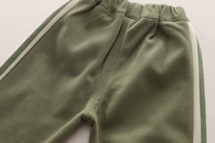 SSN040924-48 طقم تقيل خريفي ربيعي 4 قطع ( بلوزة + جكيت + حقيبة + بنطلون)