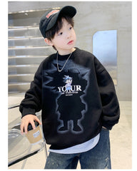 WZH301124-25 بلوزة شتوية تقيلة مبطنة فرو تقيل