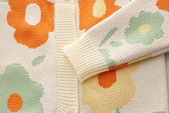 SSN040924-25 طقم بناتي قطن تقيل خريفي ربيعي قطعتين ( بلوزة + بنطلون)