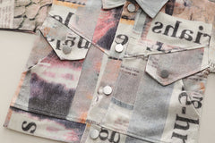 SSX220824-159 طقم 3 قطع ( بلوزة + جكيت + بنطلون جينز ) خريفي ربيعي