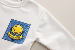 SSX220824-145 طقم ولادي 3 قطع ( جكيت جينز + بنطلون جينز + بلوزة )