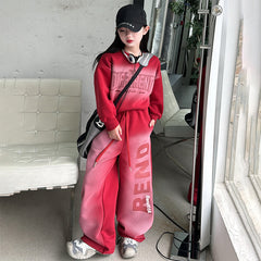 WZH191124-3 ترينج قطن قطعتين ( بلوزة + بنطلون)