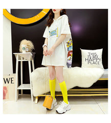 AO0524-12 بلوزة قطنية قصة واسعة