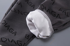 SSX220824-182 طقم ولادي قطن خريفي ربيعي 3 قطع ( جكيت + بلوزة + بنطلون)