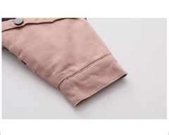 HBC040924-2 طقم بناتي شتوي مبطن فرو بالكامل قطعتين ( جكيت + بنطلون )