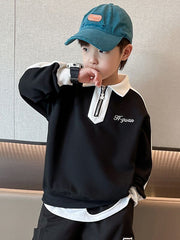 WZH301124-26 هودي ولادي قطن دافي