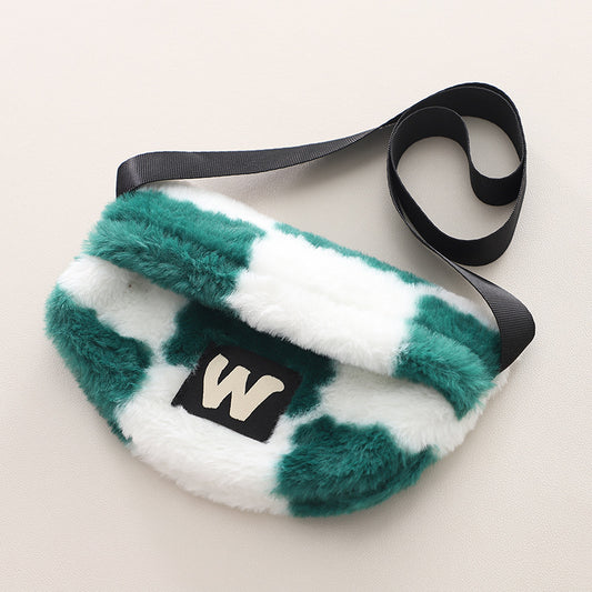 SSX220824-28 كبود بناتي ولادي مبطن مع حقيبة فرو ومبطن فرو تقيل