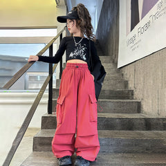 RM150424-11 طقم بناتي كاجول قطعتين( بلوزة + بنطلون )