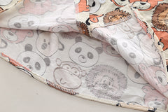 SSX220824-2 طقم صيفي قطعتين ( قميص + شورت)