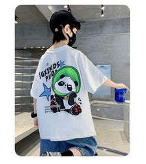 FU14042024-69 طقم ولادي قطعتين( بلوزة + شورت )