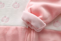 SSN040924-13 طقم بناتي شتوي مبطن فرو من الداخل قطعتين ( جكيت + بنطلون )