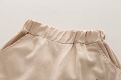 SSX220824-76 طقم صيفي 3 قطع ( قميص + جرافة + شورت )