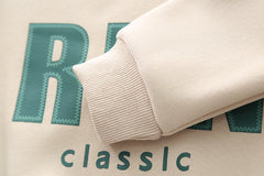 SSX220824-19 طقم ولادي شتوي تقيل مبطن فرو بالكامل قطعتين ( بلوزة + بنطلون)