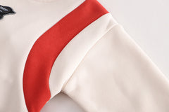 SSX220824-51 طقم ولادي شتوي تقيل مبطن فرو بالكامل قطعتين ( بلوزة + بنطلون) وعلى ظهر الطقم حقيبة