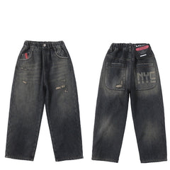 WZH301124-45 بنطلون ولادي جينز