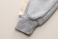 SSX220824-143 ترينج دبدوب قطن ربيعي خريفي قطعتين (بلوزة + بنطلون)