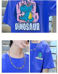 FU14042024-12 طقم ولادي صيفي قطعتين ( بلوزة + بنطلون)