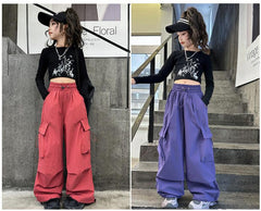 RM150424-11 طقم بناتي كاجول قطعتين( بلوزة + بنطلون )