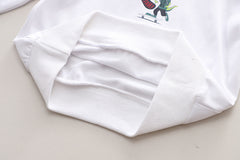 SSX220824-166 طقم ولادي 3 قطع ( جكيت صوف+ بلوزة قطنية + بنلطون جينز )