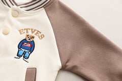 RM0608-15 طقم ولادي 3 قطع ( بلوزة + جكيت + بنطلون جينز )