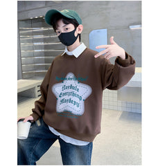 WZH301124-7 هودي قطن ربيع خريفي دافي أصلي