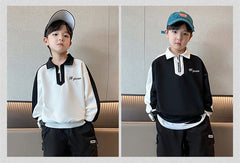 WZH301124-26 هودي ولادي قطن دافي