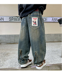 WZH301124-40 بنطلون جينز ولادي