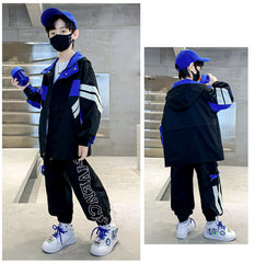 WZ261124-8 ترينج ستان قطعتين ( جكيت + بنطلون) ربيعي صيفي خريفي