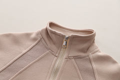 SSX220824-139 ترينج ربيعي خريفي قطن 3 قطع ( جكيت + بلوزة + بنطلون )