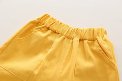 SSX220824-80 طقم صيفي 3 قطع ( بلوزة + شورت + شنتة)