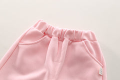 SSN040924-37  SSX220824-115 طقم بناتي قطن 100% ربيعي خريفي قطعتين ( بلوزة + بنطلون )