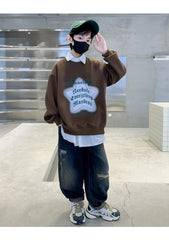 WZH301124-7 هودي قطن ربيع خريفي دافي أصلي