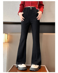 WZH191124-24 بنطلون خامة تقيلة خريفي شتوي