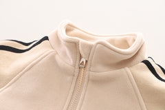 SSN040924-14 طقم شتوي تقيل مبطن بالكامل ( جكيت + بنطلون جينز مبطن )